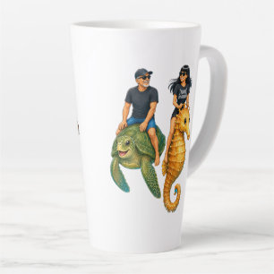 Grandpa and Granddaughters Wild Adventure Latte Mug
