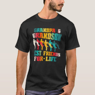 Grandpa And Grandson Best Friend For Life Fathers  T-Shirt