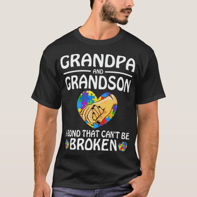 Grandpa And Grandson cool funny  T-Shirt (Front)