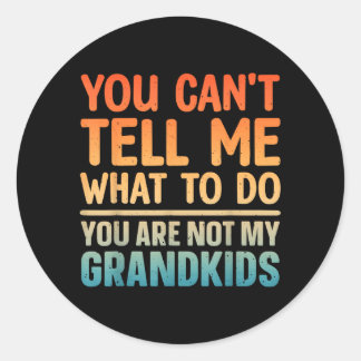 Grandpa Art for Grandfather Papa Papi from Classic Round Sticker