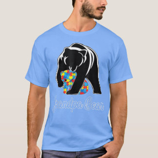 Grandpa Bear Autism Awareness Autism 965 T-Shirt