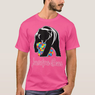 Grandpa Bear Autism Awareness Autism Premium 967  T-Shirt