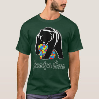 Grandpa Bear Autism Awareness Autism Premium  T-Shirt