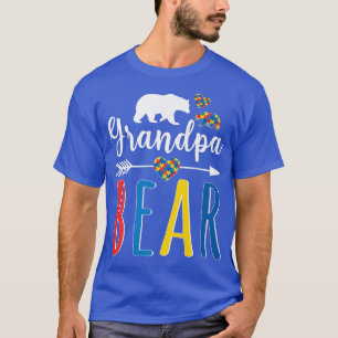 Grandpa Bear Autism Awareness Shirt Love Support M