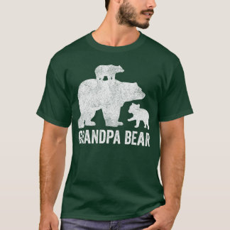 Grandpa Bear Fathers Day s Funnywo Cub Grandad fri T-Shirt