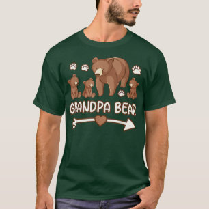 grandpa bear for mens, grandpa bear 3 cub shirt