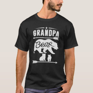 Grandpa Bear Papa Men Dad B T-Shirt