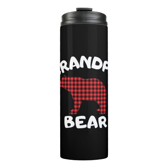 Grandpa Bear Thermal Tumbler (Front)
