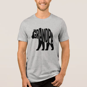 Grandpa Bear  Tri-Blend Shirt