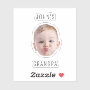 Grandpa Birthday, Baby Face Dady Gift, Custom Face