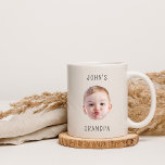 Grandpa Birthday, Baby Face Dady Gift, Custom Face Mug<br><div class="desc">Grandpa Birthday,  Baby Face Dady Gift,  Custom Face Mug</div>