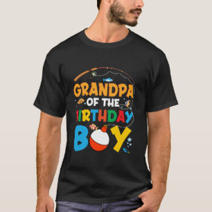 Grandpa Birthday Boy Ofishally One Family Party De T-Shirt