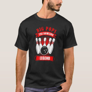 Grandpa Bowler Ten Pin BIG POPS Legend Bowling Pre T-Shirt