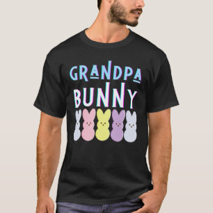 Grandpa Bunny Pap Easter Bunny Dad Mom Girls Boys  T-Shirt