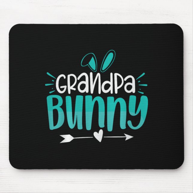 Grandpa Bunny Premium Tri-blend  Mouse Pad (Front)