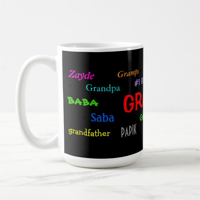 Grandpa Café Mug (Gauche)