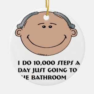 Grandpa Ceramic Ornament