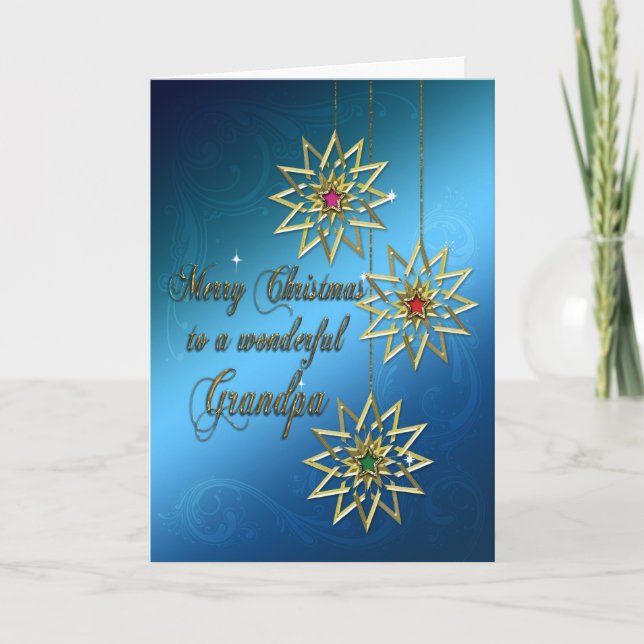 Grandpa, Christmas card (Front)