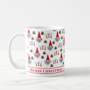 Grandpa Christmas Gift – Gnome & Reindeer Coffee Mug