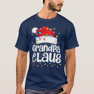 Grandpa Claus Matching Family Christmas Funny Xmas T-Shirt