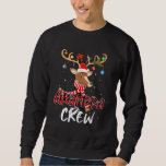Grandpa Crew Christmas Santa Hat Reindeer Matching Sweatshirt<br><div class="desc">Grandpa Crew Christmas Santa Hat Reindeer Matching Pajama</div>