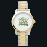 Grandpa Crew Watch<br><div class="desc">Celebrate the proud grandpas of the family with this fun and festive “Grandpa Crew” design. Perfect for family gatherings, St. Patrick’s Day celebrations, or everyday wear, this design shows the special bond between grandpas and their loved ones. A great gift idea for grandfathers who love being part of the family...</div>
