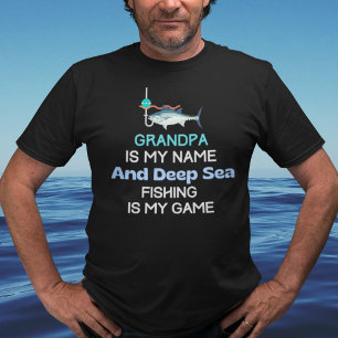 Grandpa Deep Sea Fishing T-Shirt