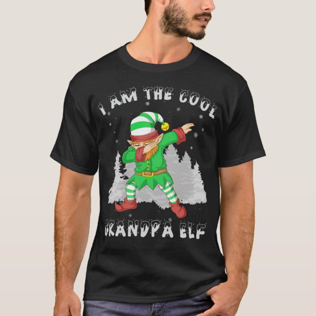 grandpa elf alpaca exercise  T-Shirt (Front)