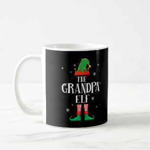 Grandpa Elf Matching Family Group Christmas Party Coffee Mug