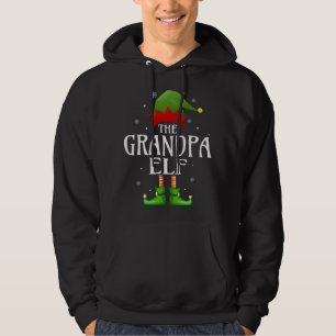 Grandpa Elf Xmas Matching Family Group Christmas G Hoodie