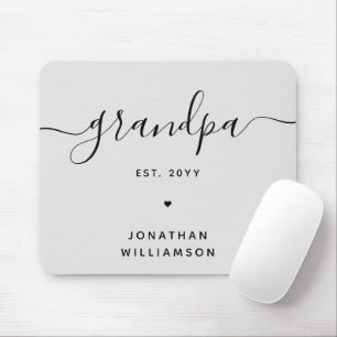 Grandpa Est Custom New Grandpa Gifts Mouse Pad