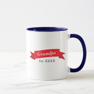 Grandpa Est. XXXX Mug