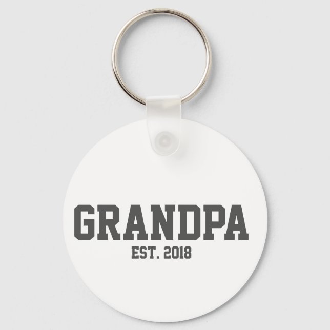 Grandpa established key chain (Front)
