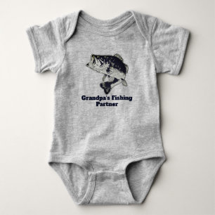 Grandpa Fishing Partner Bass Fish Shirt