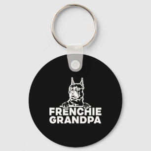 Grandpa French Bulldog Lovers Keychain