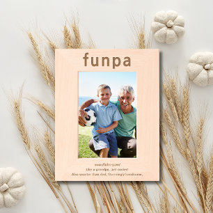 Grandpa Funny Definition Etched Picture Frame