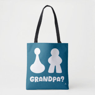Grandpa Game Piece Funny Gamer Design Tote Bag