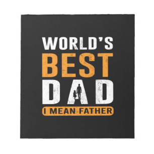 Grandpa Gift I Mean Father Notepad