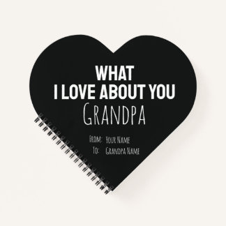 Grandpa Gifts Grandfather Modern Grandad For Him Notebook