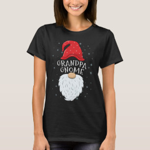 Grandpa Gnome Funny Matching Family Christmas T-Shirt