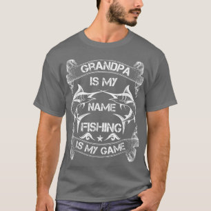 Grandpa, grandfather fishing fishing saying fisher T-Shirt
