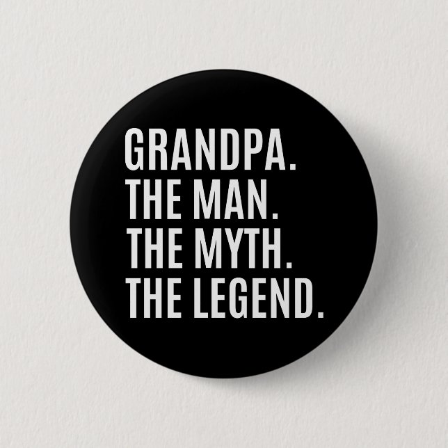 Grandpa/Grandfather Gift 2 Inch Round Button (Front)