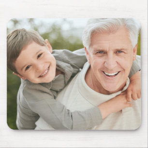 Grandpa Grandfather Grandad Personalized Photo Gif Mouse Pad