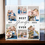 Grandpa Grandfather Grandchildren Photo Collage Plaque<br><div class="desc">Celebrate the special bond between Papa and his grandchildren with our "Papa Grandfather Grandchildren Photo Collage" plaque. This personalized plaque beautifully showcases a collection of cherished photos, capturing precious moments and memories shared between Papa and his beloved grandchildren. The heartfelt title "Papa" prominently displayed adds a touch of warmth and...</div>