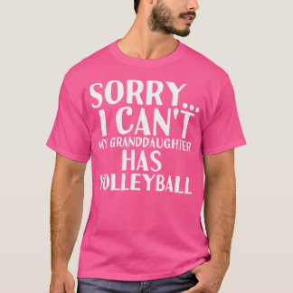 Grandpa Grandma  My Granddaughter Has Volleyball T-Shirt