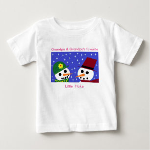 GRANDPA & GRANDPA'S FAVORITE LITTLE FLAKE BABY TEE