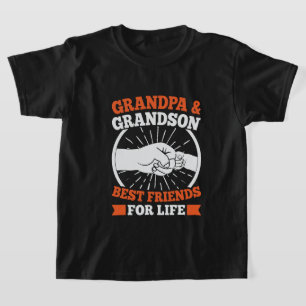 Grandpa Grandson best friends T-Shirt