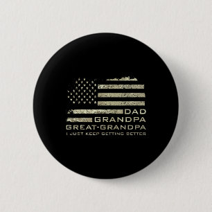 Grandpa Great Grandpa Fathers Day Grandkids 2 Inch Round Button