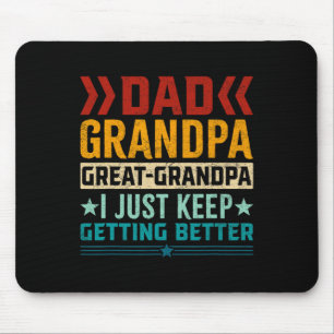 Grandpa Great Grandpa Fathers Day Mouse Pad