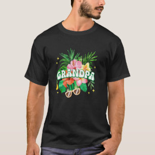 Grandpa Hawaii Birthday Party Family Aloha Hawaiia T-Shirt